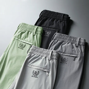 Fly Confort - Calça Masculina em Seda Gelo e Poliéster