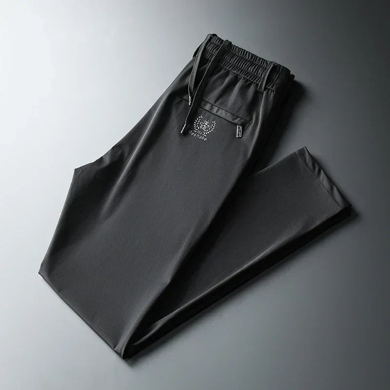 Fly Confort - Calça Masculina em Seda Gelo e Poliéster