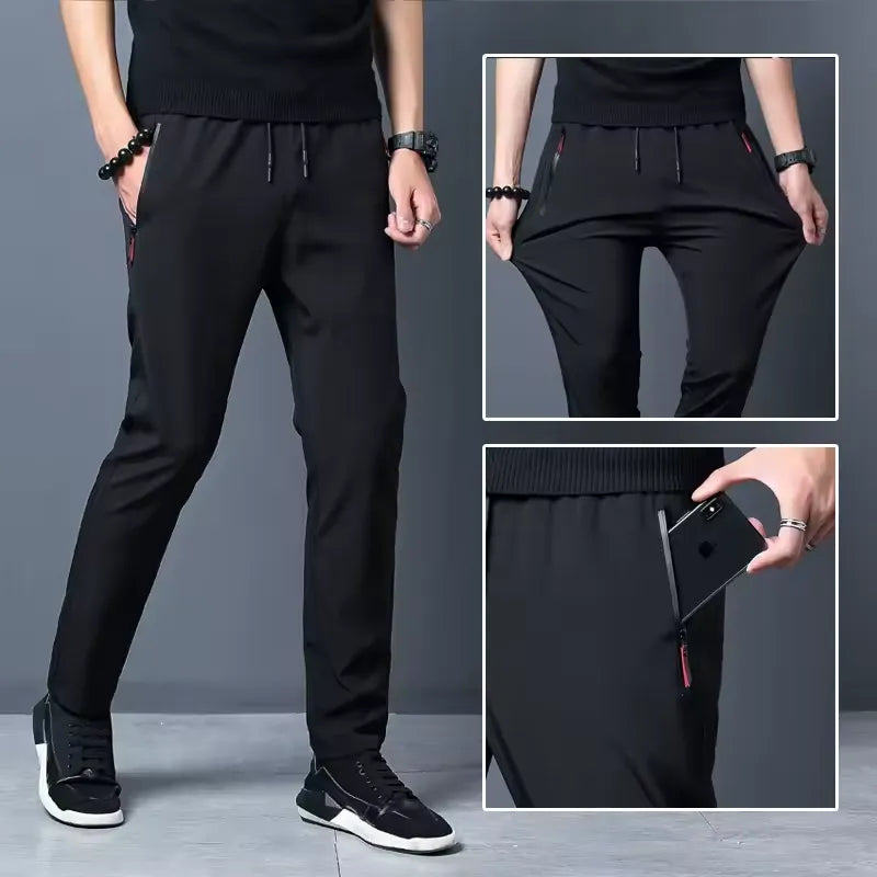 Fly Confort - Calça Masculina em Seda Gelo e Poliéster