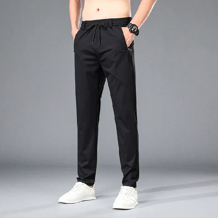 Fly Confort - Calça Masculina em Seda Gelo e Poliéster