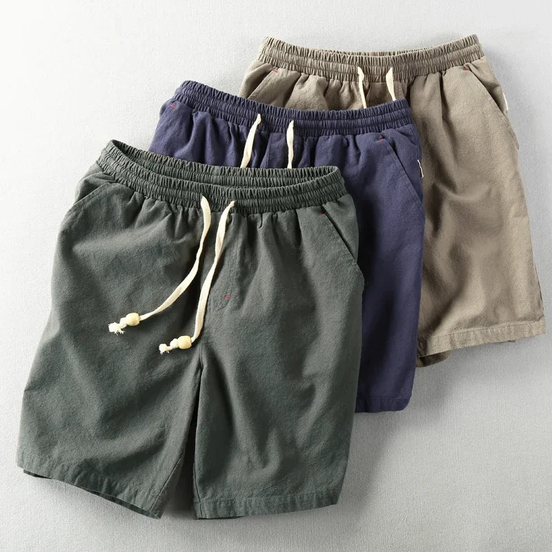 Short Casual Masculino em Algodão