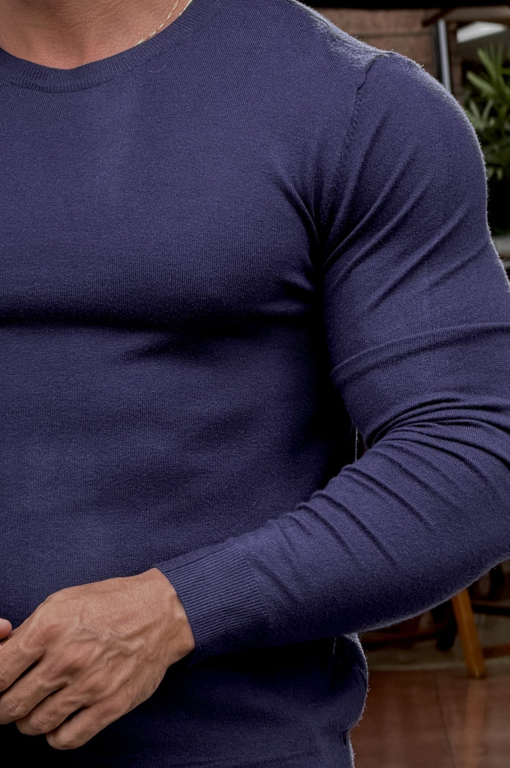 Tricô Alfa Slim Fit