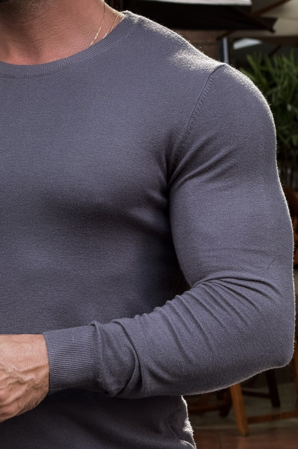 Tricô Alfa Slim Fit