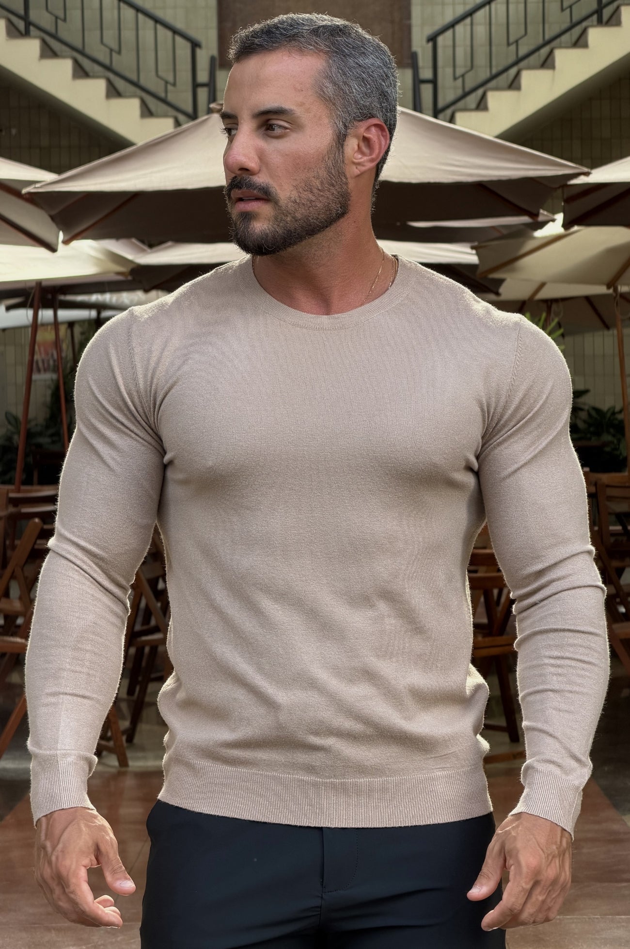 Tricô Alfa Slim Fit
