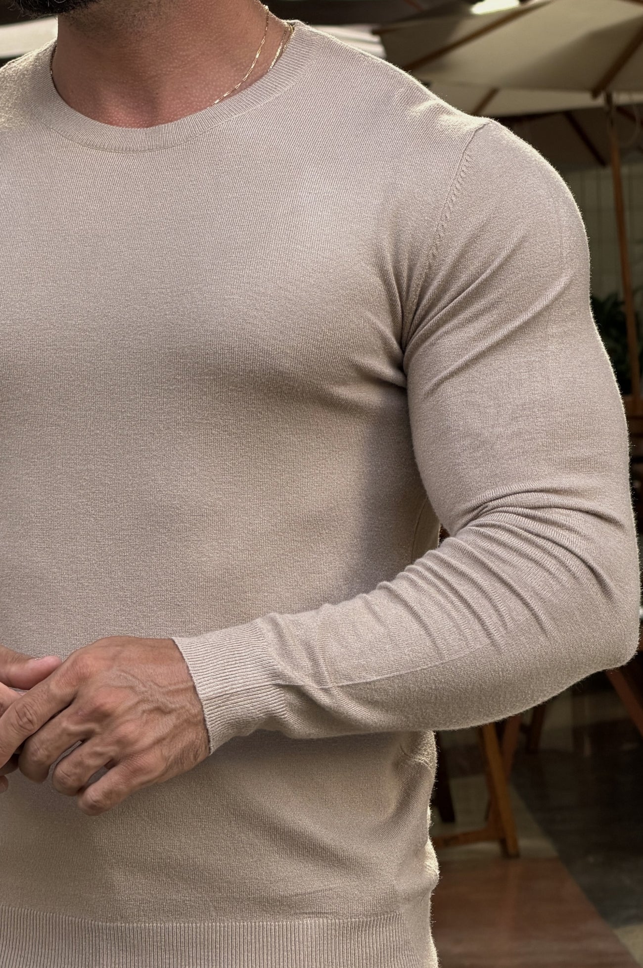 Tricô Alfa Slim Fit