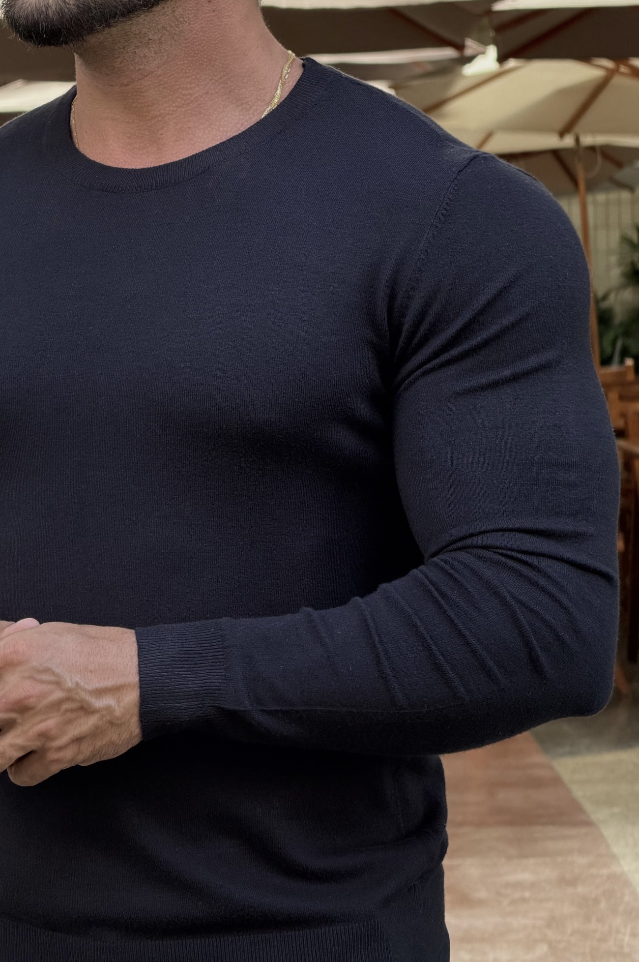 Tricô Alfa Slim Fit