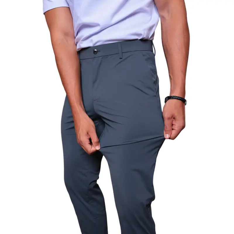 Calça Alfaiataria Slim Tecido Gelado - não Amassa com Elastano Maximo