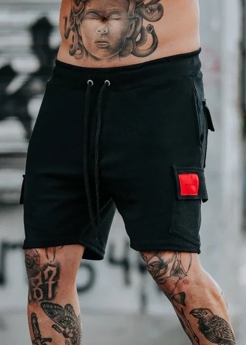 CONJUNTO CAMISETA OVERSIZED SEU MADRUGA BEGE E SHORTS PRETO