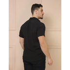 Camisa Social Masculino Manga Curta De Botão Lisa shirt