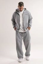 Conjunto de Moletom Cinza