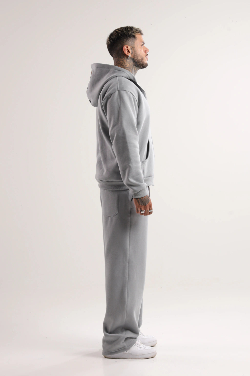 Conjunto de Moletom Cinza