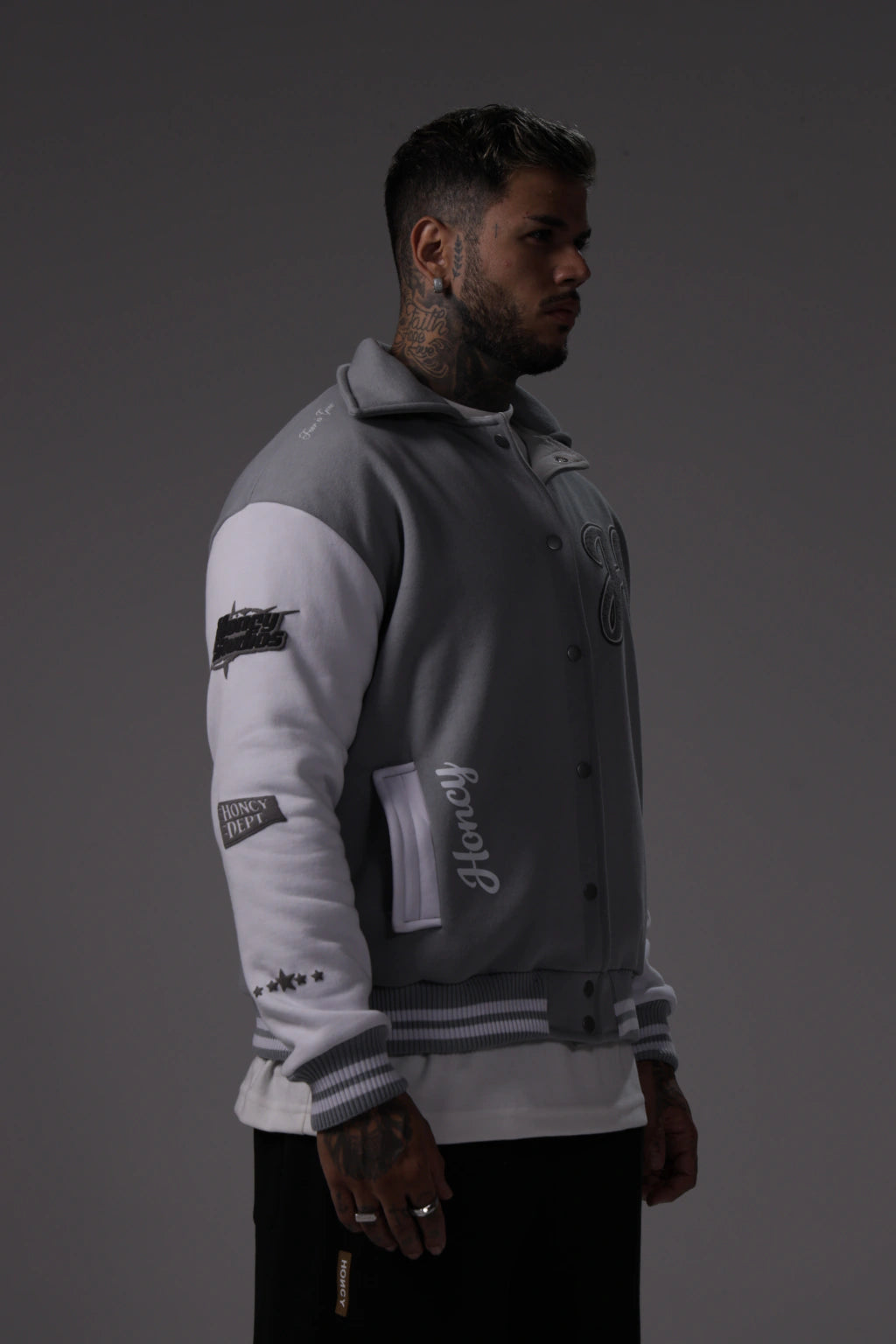 Jacket Varsity Grey