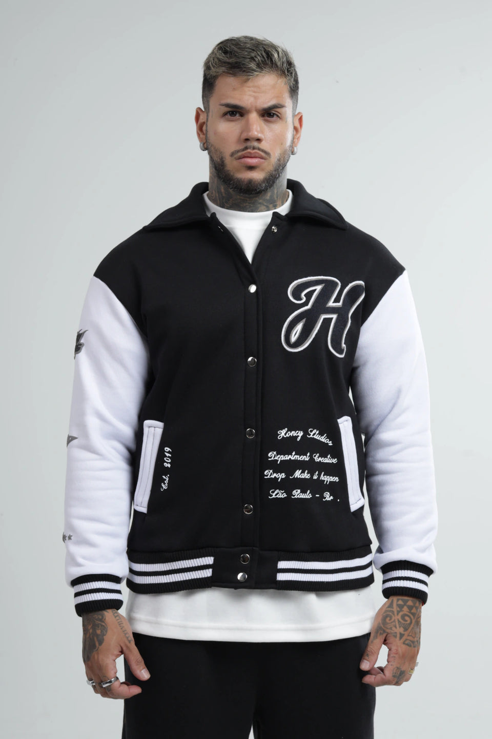 Jacket Varsity Black