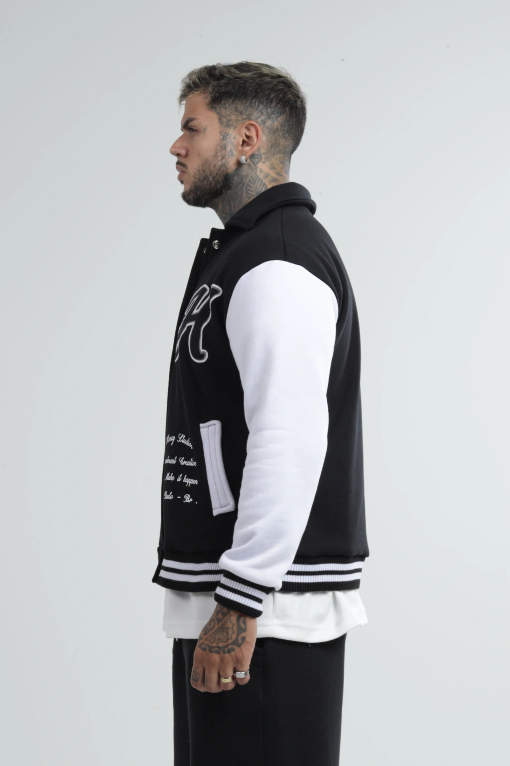 Jacket Varsity Black