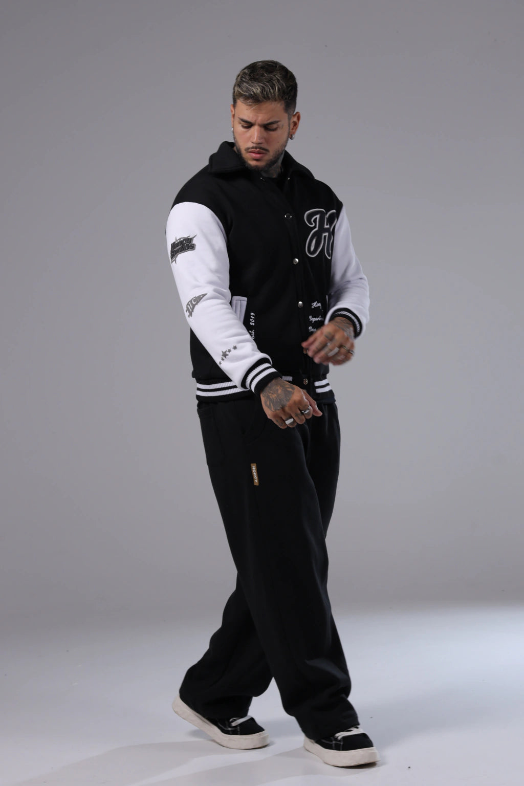 Jacket Varsity Black