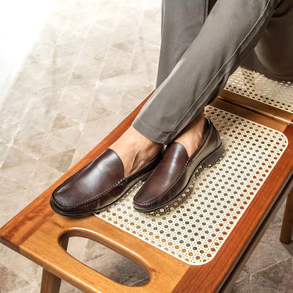 Sapato Masculino Mocassim Em Couro Absolut Café