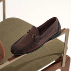 Sapato Masculino Mocassim Em Couro Absolut Castanho