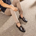 Sapato Masculino Mocassim Em Couro Absolut Café