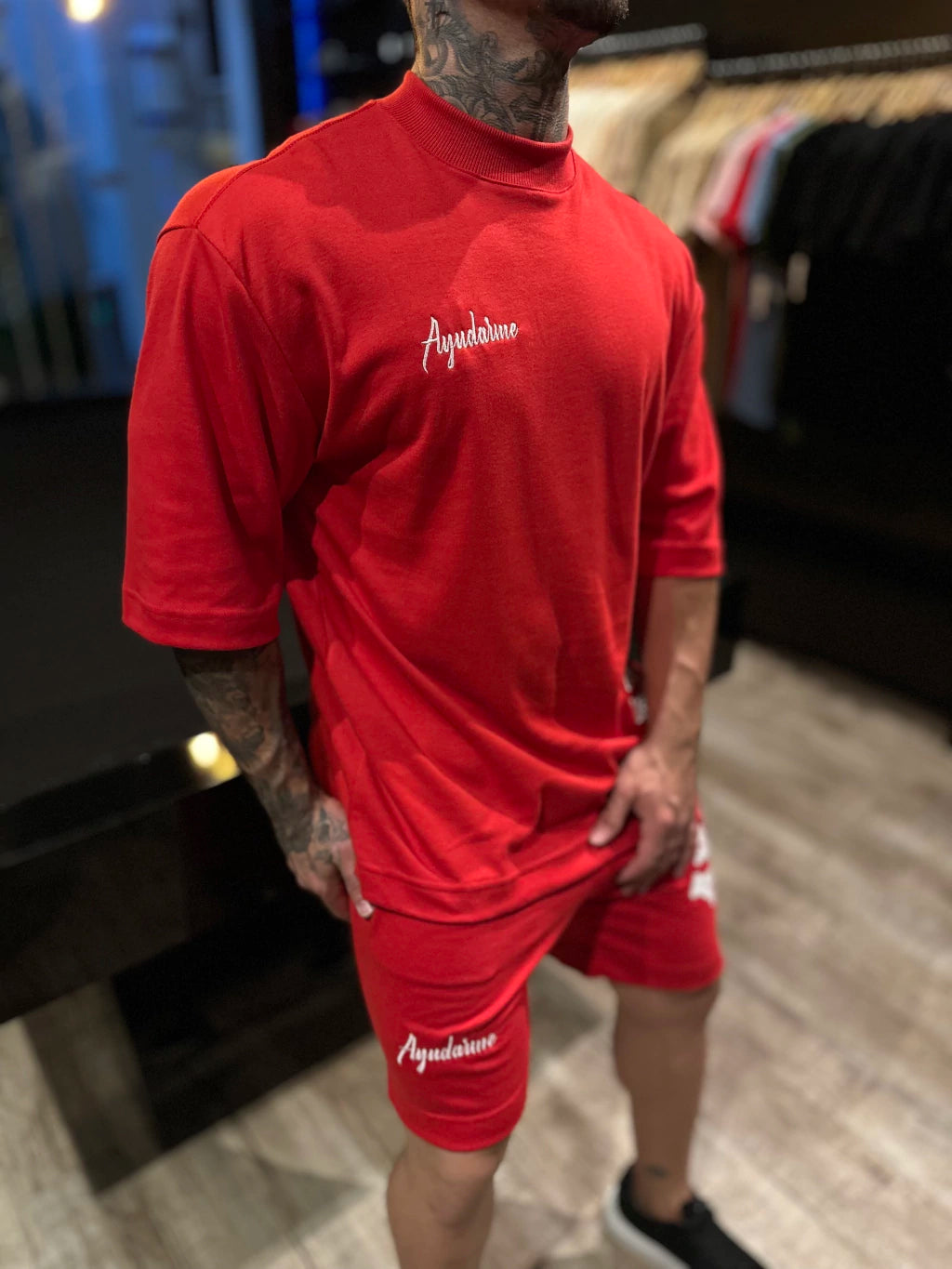 CONJUNTO OVER NATALINO RED