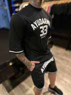 CONJUNTO OVER AYU 33 BLACK/WHITE