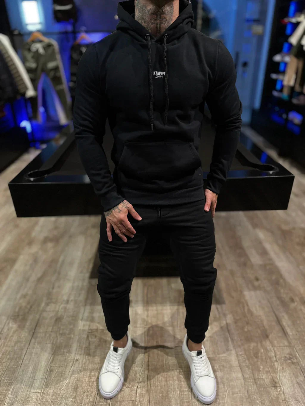 CONJUNTO MOLETOM KW BASIC PRETO
