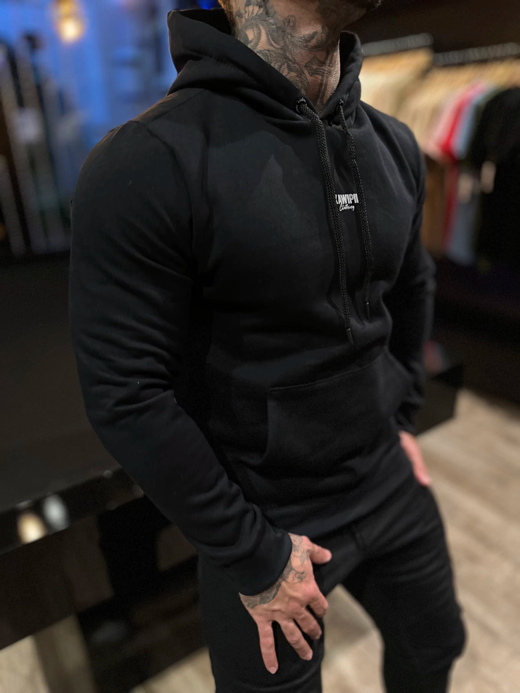 CONJUNTO MOLETOM KW BASIC PRETO