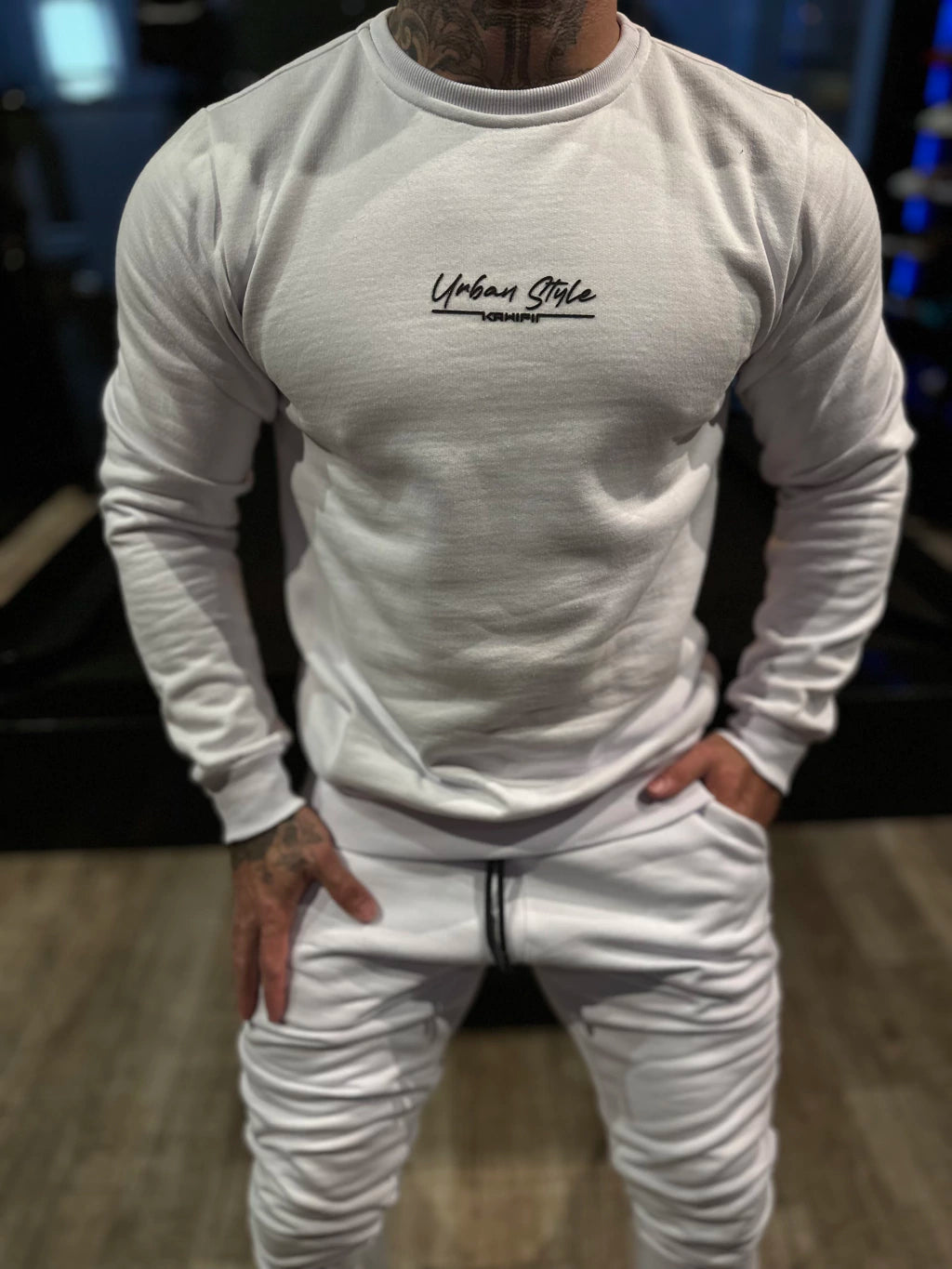 CONJUNTO MOLETOM KW WHITE
