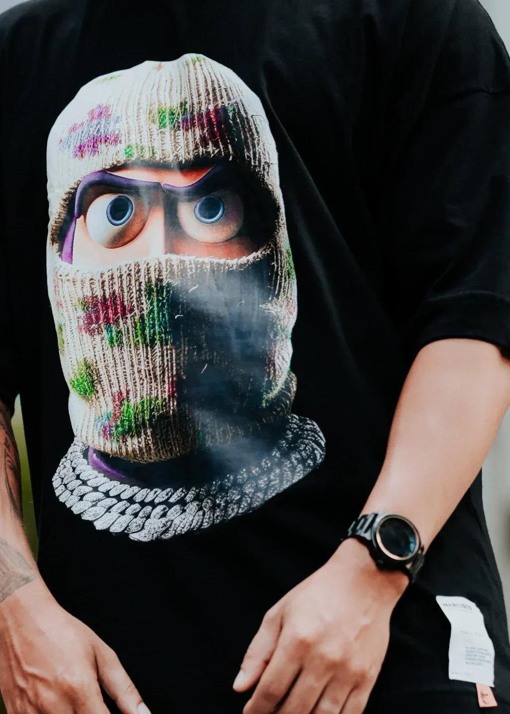 CONJUNTO OVERSIZED BUZZ - PRETA
