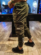 CALÇA CARGO JOGGER MILITARY GREEN