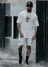 CONJUNTO OVERSIZED MOLETINHO ADVANCED OFF WHITE